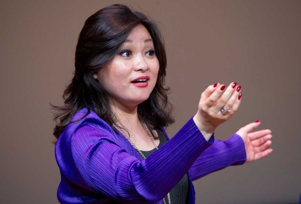 Ying Huang sang the role of Pamina in the Metropolitan Opera's inaugural HD telecast of "The Magic Flute" in 2006 and has created the leading roles in many new works, including Tan Dun's "Peony Pavilion," Guo Wenjing's "Poet Li Bai," and Zhou Long's "Madame White Snake." (Elena Olivo/Asia Society)