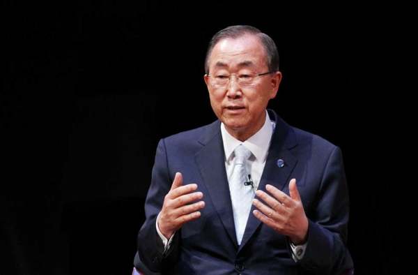 UN Secretary-General Ban Ki-moon at Asia Society New York on June 20, 2014. (Ellen Wallop/Asia Society)