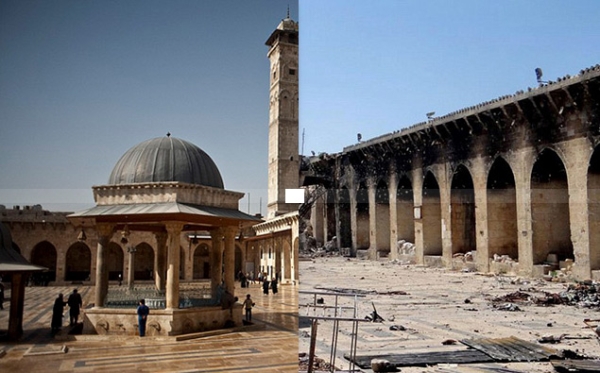 Umayyad Mosque in Aleppo, Syria. (Aleppo Media Center/Antiquities Coalition)