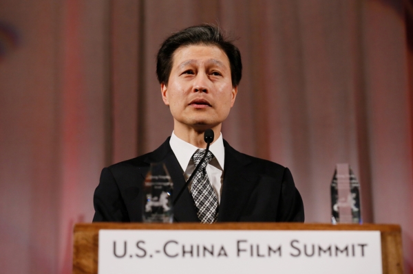 Dominic Ng, chairman and CEO, East West Bancorp speaks during the 2015 Asia Society U.S.-China Film Summit and Gala held at the Dorthy Chandler Pavilion on Thursday, November 5, 2015, in Los Angeles, Calif. (Ryan Miller/Capture Imaging)