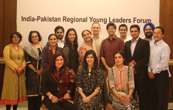 Attendees of the India-Pakistan Regional Young Leaders Initiative forum in Islamabad last month.