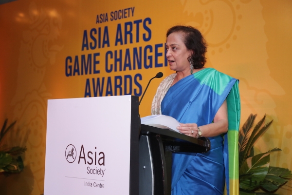 Chief Executive Officer, Asia Society India Centre, Bunty Chand addresses the audience during the ceremony