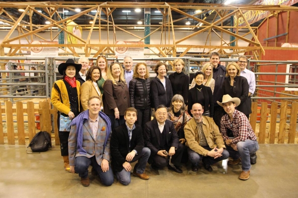 March 6 - Asia Society Global Trustees took a trip to the Houston Livestock Show and Rodeo.