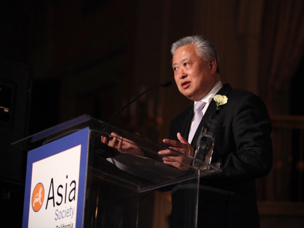 Ming Hsieh, Entrepreneur is awarded Philanthropist of the Year and speaks during the Asia Society Southern California 2014 Annual Gala held at the Millennium Biltmore Hotel on Monday, May 19, 2014, in Los Angeles, Calif. (Photo by Ryan Miller/Capture Imaging)