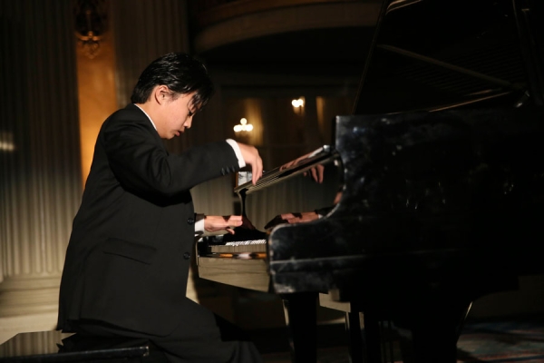 Ray Ushikubo performs during the Asia Society Southern California 2014 Annual Gala held at the Millennium Biltmore Hotel on Monday, May 19, 2014, in Los Angeles, Calif. (Photo by Ryan Miller/Capture Imaging)