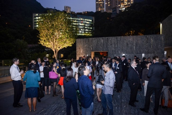 Program drinks reception on October 21, 2014 at Asia Society Hong Kong Center.
