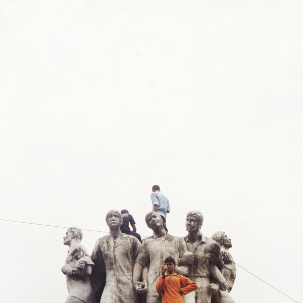 The Liberation War Martyr's monument in Dhaka, Bangladesh. (Elizabeth Herman)