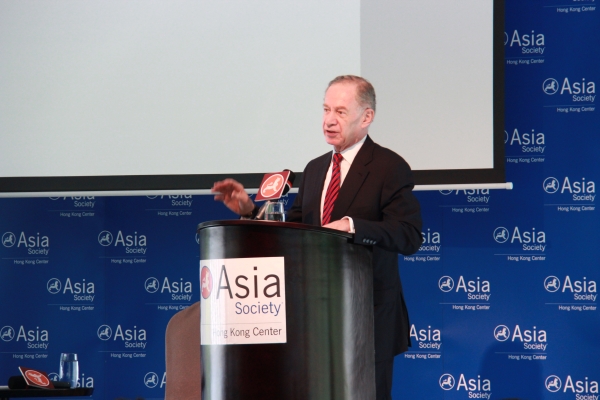 Frank Newman at Asia Society Hong Kong Center on April 12, 2012. (Asia Society Hong Kong Center)