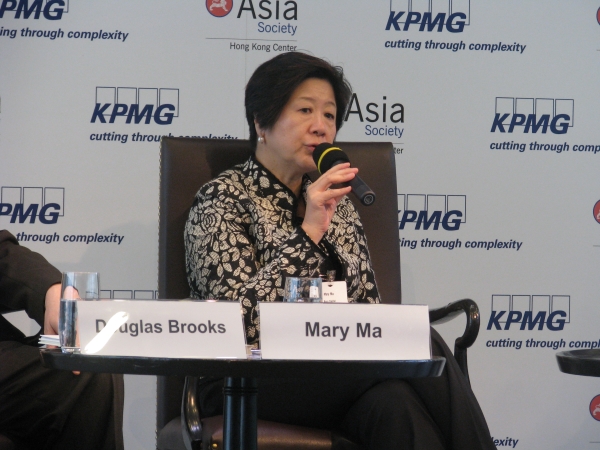 Mary Ma. (Asia Society Hong Kong Centre)