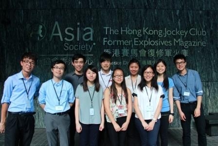 Interns of Asia Society Hong Kong Center in Summer 2014 (Asia Society Hong Kong Center)