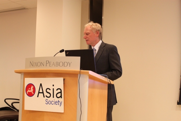 N. Bruce Pickering, Executive Director of ASNC, gives welcoming remarks. (Photo: Asia Society)