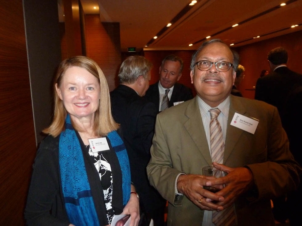 L to R: Jennie Lang, the University of New South Wales and Asia Society Australia Board Member, with Arun Kumar Goel, Consul-General of India. (Asia Society Australia)