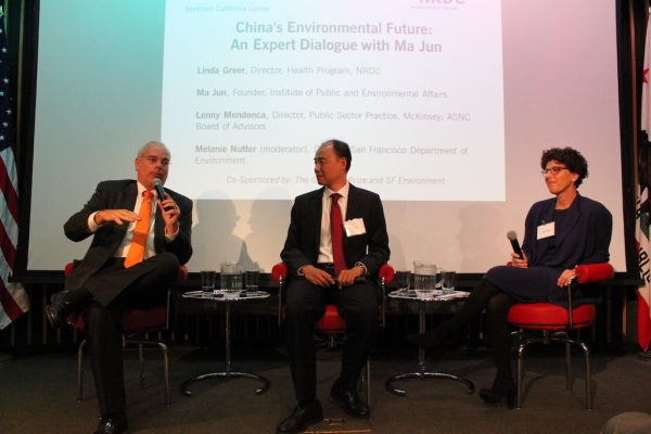 In collaboration with the Ma Jun joined ASNC and that Natural Defense Resource Council to discuss the environmental impact of supply chains in China on November 4.