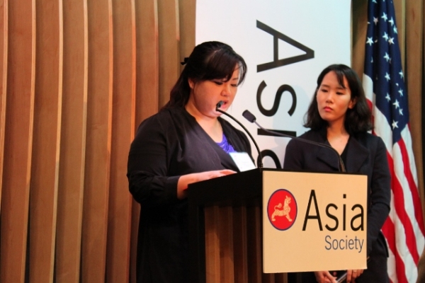 Jin Hye Jo told her story to a packed room at ASNC (Asia Society)
