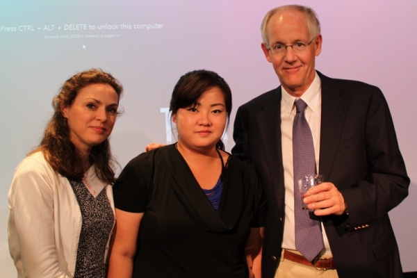 Sandra Fahy, Jin Hye Jo, and Blaine Harden (Asia Society)