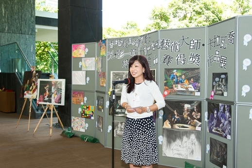 Rhoda Chan, Head of Charities Projects, The Hong Kong Jockey Club on August 24, 2014 (Asia Society Hong Kong Center)