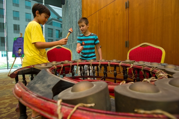 Thai musical instruments. (Asia Society Hong Kong Center)