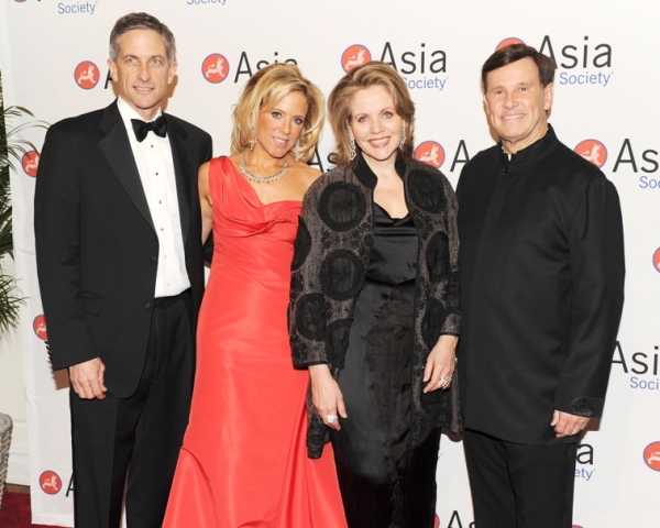 L to R: Tim Jessell, Stephanie Foster, Renee Fleming, and John Foster. (Barry Farrell)