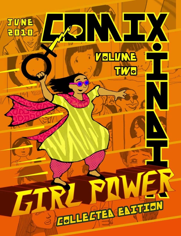 Front cover of Comix.India Volume Two, the "Girl Power" special. (Comix.India)