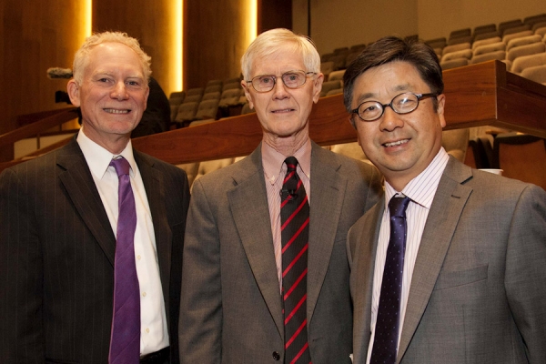 Bruce Pickering, Orville Schell, and Jiang Lin (Lisa Sze Photography)