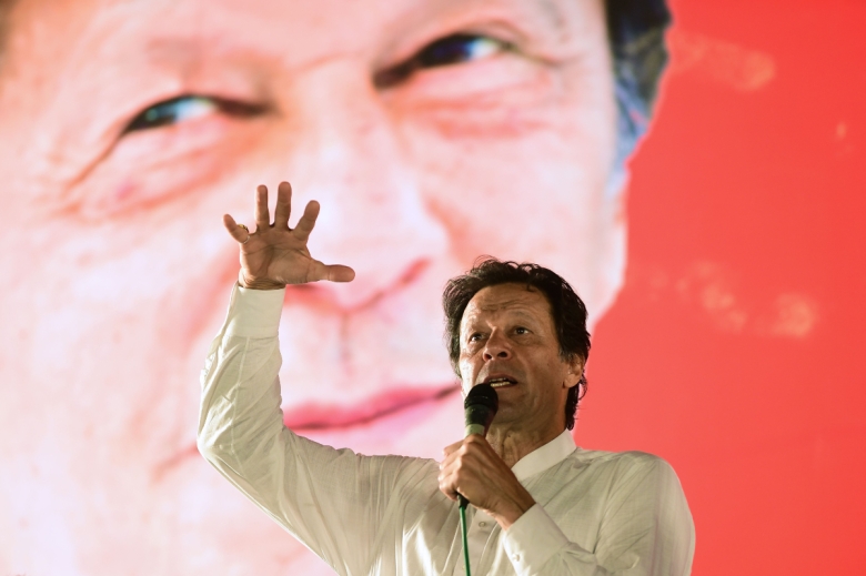 Imran Khan was elected president of Pakistan in July
