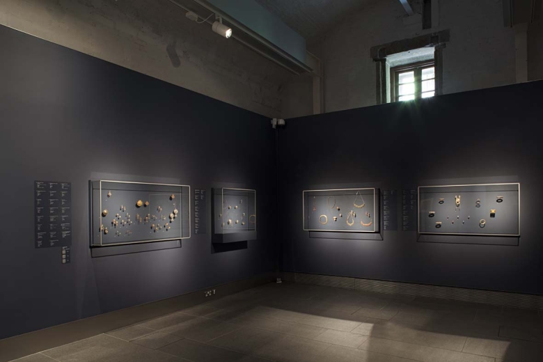 Installation view of When Gold Blossoms.