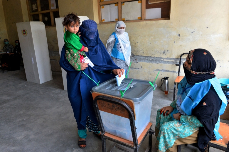 Afghan voter