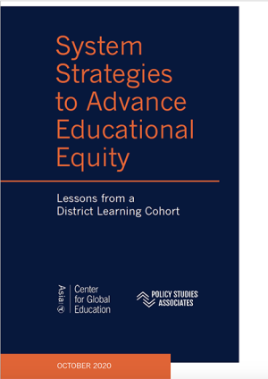 System Strategies for Advance Educational Equity Report