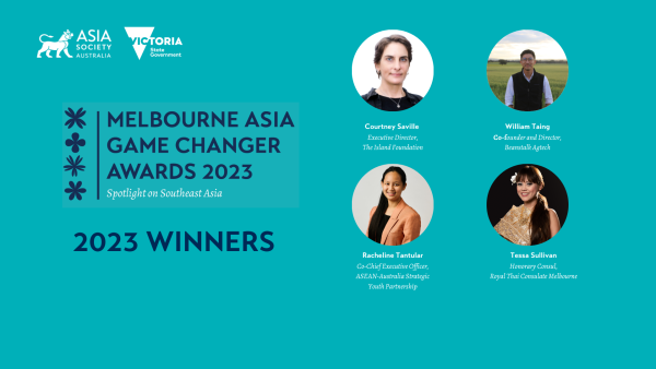 Melbourne Asia Game Changer Awards 2023 - Winners