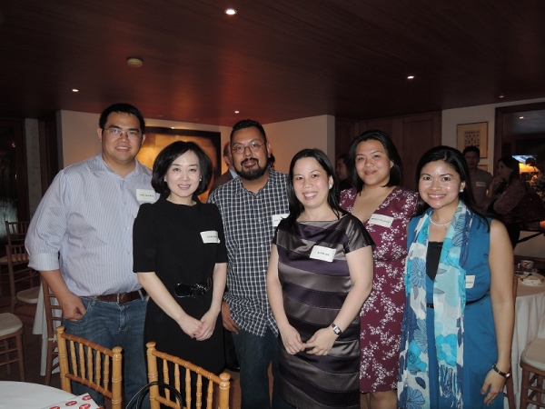 (L-R) Earl Valencia, Diane Wang, Ibba Bernardo, Asia Society Philippines Executive Director Suyin Liu-Lee, Monica Ricafort, Kathryn Cardenas